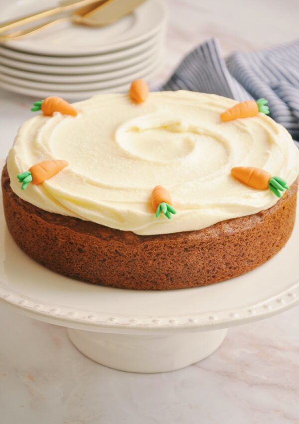 Carrot Cake con Frosting de Queso Crema (Súper Húmeda)