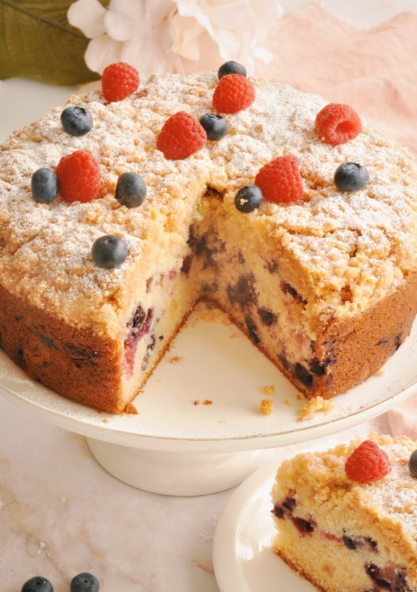 Torta de Frutos Rojos con Crumble