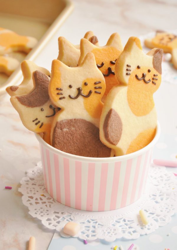 Galletas Decoradas en Forma de Gatitos