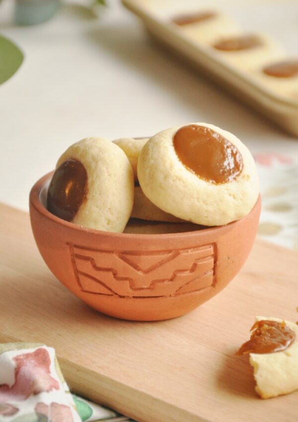 Galletas Pepas de Dulce de Leche