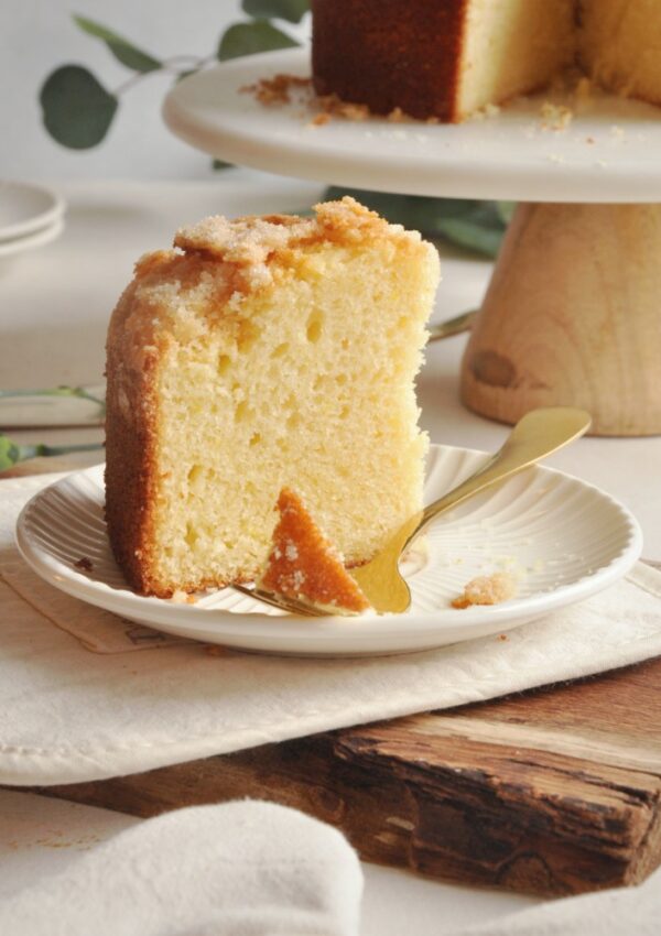 Torta Matera Húmeda y Fácil con Crocante de Azúcar